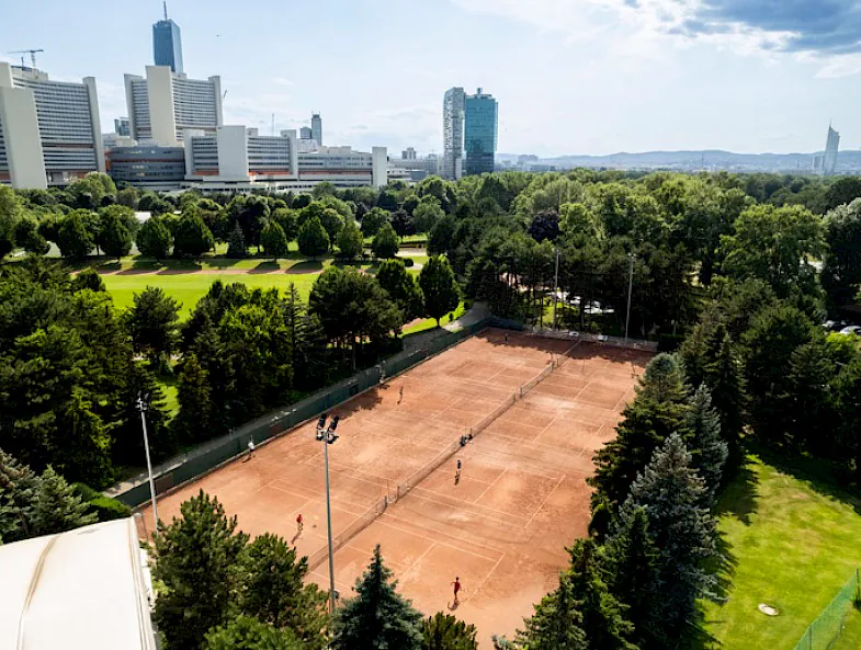 Tennisplatz Panorama