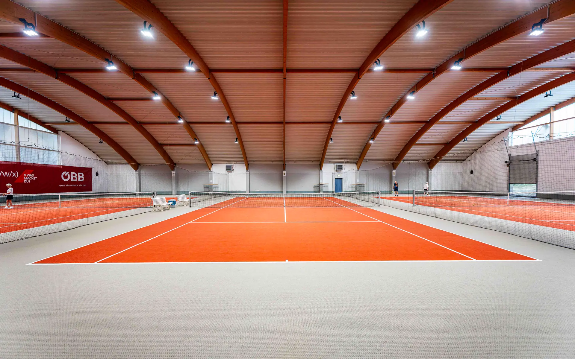 Tennisplätze Sportcenter Donaucity
